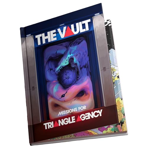 Modiphius Intrattenimento: The Vault: Missions for Triangle Agency - Libro di giochi di ruolo di espansione con copertina rigida, indagini paranormali, orrore aziendale