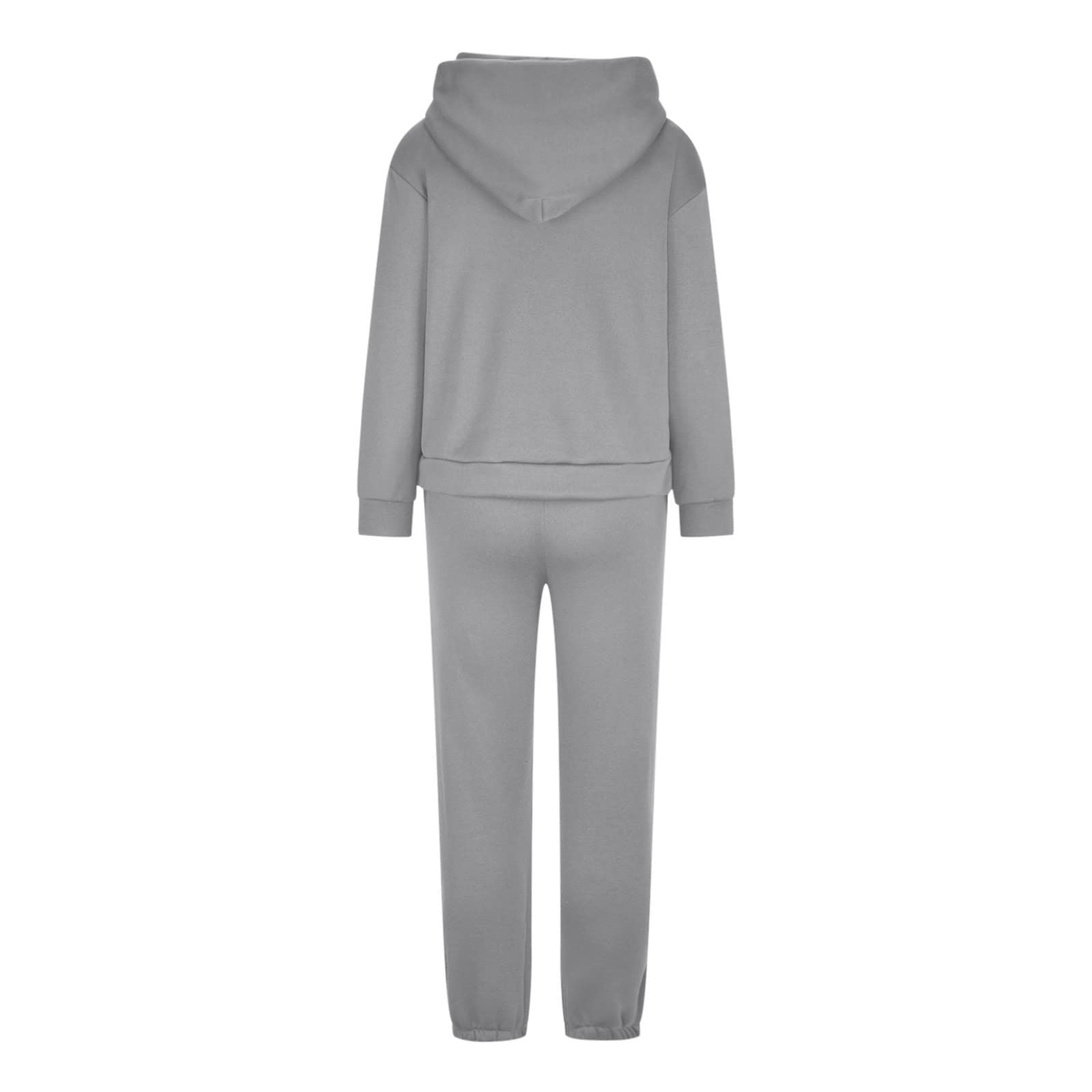 Chandal De Jogging Para mujer Tracksuit Conjunto de dos piezas para mujer sudadera con capucha larga pulóver casual pantalón deportivo y chándal entrenamiento informal