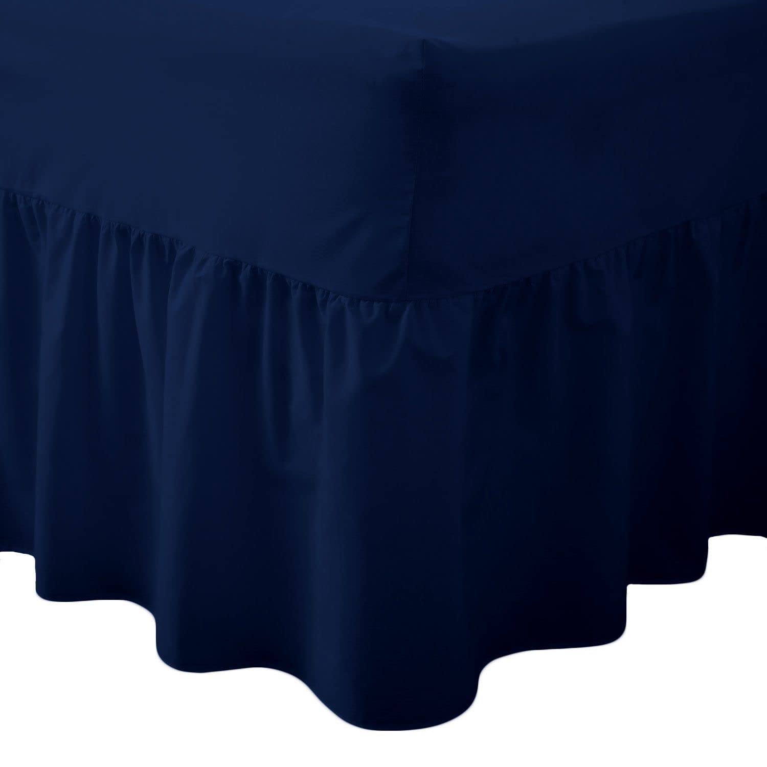 Comfy Nights Royal Plain Dyed Polycotton Easy Care Valance Fitted Sheet In 19 Colors (, Single)