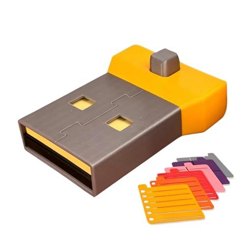 Bloc-notes de bureau imprimé en 3D avec distributeur réutilisable multifonction clé USB