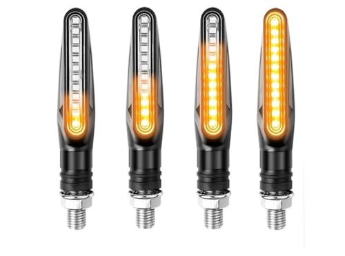 Luces intermitentes traseras de moto de 12V para evitar alcances por falta de visibilidad