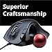 ELECOM EX-G Wired Trackball Mouse, Ergonomic Thumb Control, Smooth Tracking Roller Ball, 5 Programmable Buttons, Tilt Scroll, Computer Mice for PC Mac