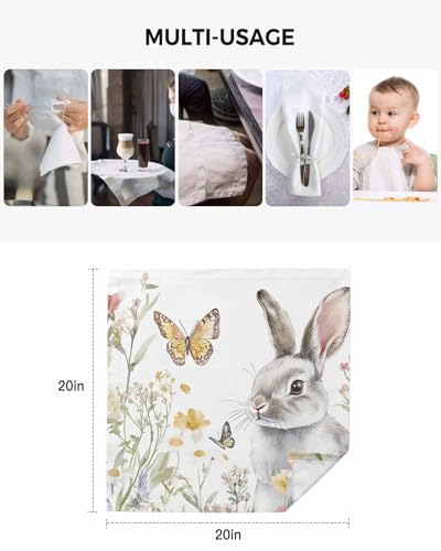 Servilletas de Tela IDOWMAT Set x4 50.8x50.8 cm miniatura 5