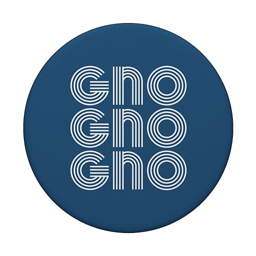 GNO Girls Night Out Retro Design PopSockets Swappable PopGrip, Black - Image 3