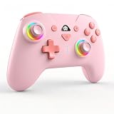 Switch コントローラー 自動連射機能 背面ボタン付き マクロ機能 Bluetooth接続 6軸ジャイロセンサー 7色RGBライト 1000mAhバッテリー 長時間使用 4段階HD振動 Switch1/Switch2/Android/PC（有線）/iOSに対応 日本語取扱説明書付き PeriphX スイッチ プロコン 全機能搭載 洗練されたデザイン かわいい配色 マクロループ機能付き