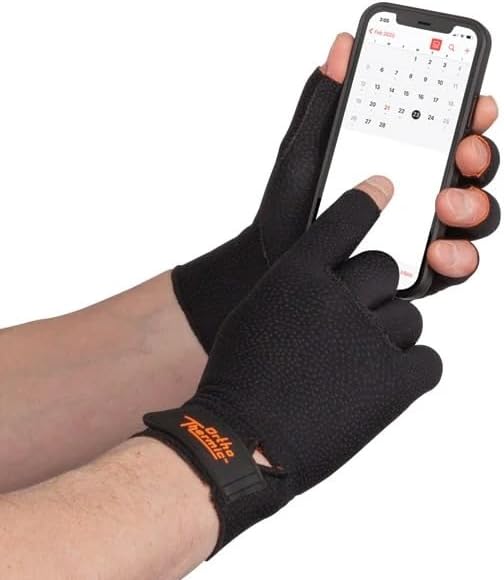 North Coast Medical OrthoThermic Gloves - Provides Warmth & Compression - Temporarily Reduce Pain/Soreness - 6" to 6-3/4" (15 to 17cm) - X-Small Pair