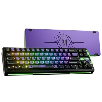 OOCTPK Chilkey Slice68 HE Mechanical Keyboard Gaming Keyboard Wired, 68% Hot Swappable Custom Hall Effect Aluminum Keyboard with Flux Switch, Rapid Trigger, 8K Polling, RGB Magnetic Switch, for PC Mac