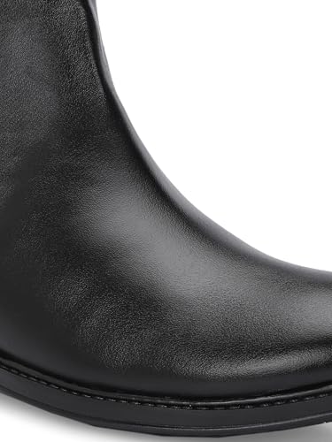 Image of AADI Men's Synthetic Leather Lightweight Comfortable Trendy Outdoor Casual Shoes Slip On Chelsea Boots