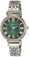Anne Klein Women's Bracelet Watch, Two Tone/Green, dress/luxury