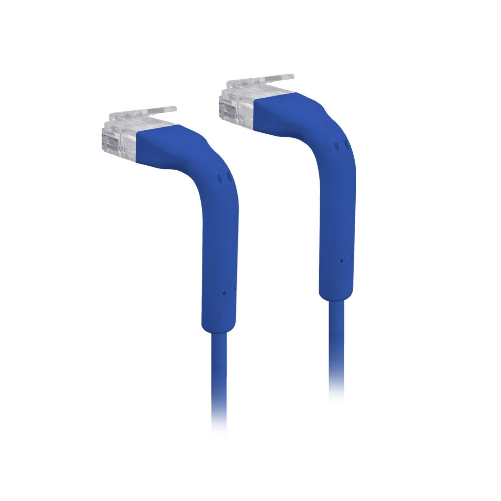 Ubiquiti U-CABLE-PATCH-RJ45-BL Cat6 Patch Cable, RJ45, 0.1m, 3mm, Blue
