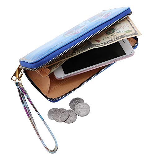 Li'Shay Glossy Zip Around Printed Wallet for Women3