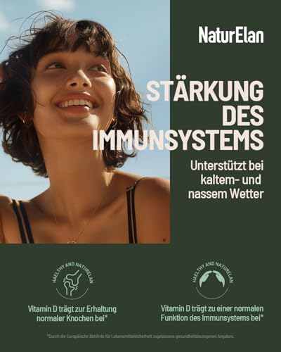 Vitamin D3 K2 hochdosiert Tropfen - 50ml, 1000 I.E. Vitamin D3 pro Tropfen, vegetarisch, ohne Zusätze, in Deutschland produziert