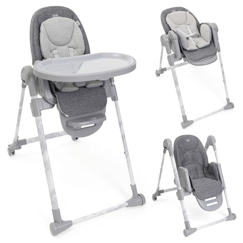 Chicco Polly Armonia Seggiolone Evolutivo Pappa per Bambini da 0 Mesi a 40 kg, Sedia Evolutiva,...