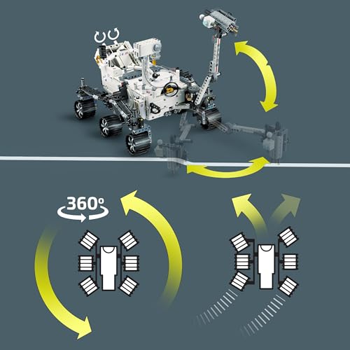Image of LEGO Technic NASA Mars Rover Perseverance 42158 Building Toy Set (1,132 Pieces),Multicolor