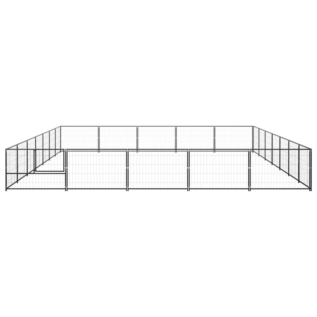 Artykuły dla zwierząt - hodowla psów czarna 35 m² stal-zwierzęta i artykuły dla zwierząt domowych