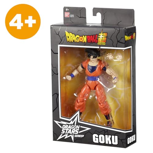 BANDAI - Dragon Ball Super - Figurine articulée Dragon Stars 17 cm - Goku - Licence Officielle Dragon Ball - Figurine articulée Goku - Jouet Enfant 4 Ans et + - 36774