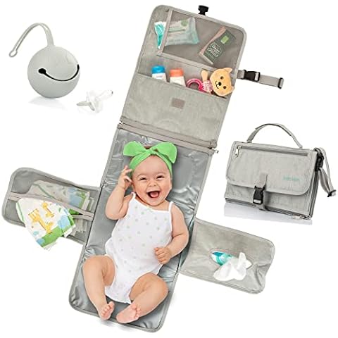 Cambiador portátil para bebé Baby Blawi XL con 5 bolsillos Cover
