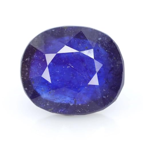 BARMUNDA Gems 6.25 Ratti Blue Sapphire Neelam Stone Natural Bangkok G.F Lab Certified Piedra suelta para hombres y mujeres