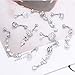 Finrezio 10PCS 14G Stainless Steel Dangle Belly Button Ring for Women Girls Navel Clear CZ Inlay Body Piercing Jewelry Barbell