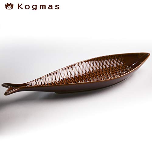 グスタフスベリ社の　お魚プレート（Fish Plate / Fiskfat）です GUSTAVSBERG グスタフスベリ お魚プレート(ブラウン) - 北欧雑貨、北欧