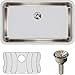 Elkay ELUH2816PDBG Lustertone Classic Single Bowl Undermount Stainless Steel Sink Kit with Perfect Drain
