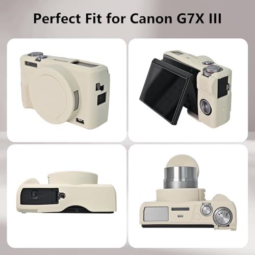 Funda de Silicona para Canon G7X Mark III Blanca - Fernando Cortés