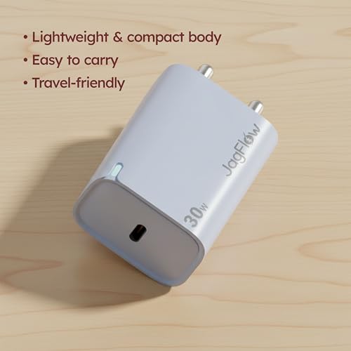 Image of Trueview 30W Fast Charging Power Adapter with Type-C Port | Wall Charger for Smartphones, Tablets & USB-C Devices | Blue