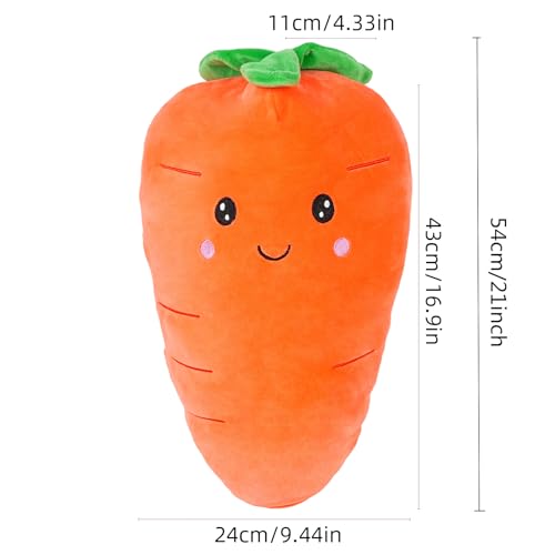 ASkinds Cartoon Carrot Plush Toy Cute Carrot Shape Pillow Stuffed Carro t Toy Soft Doll for Kids Girls - Image 4