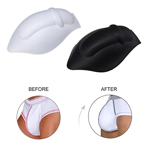 2pcs Men Enlarge Enhancing Cup Protective Pad Cushion Three-dimensional Pouch Swimwear Swimming Trunks Shorts2
