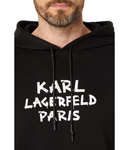 KARL LAGERFELD Men's Color Block Solid Pullover3
