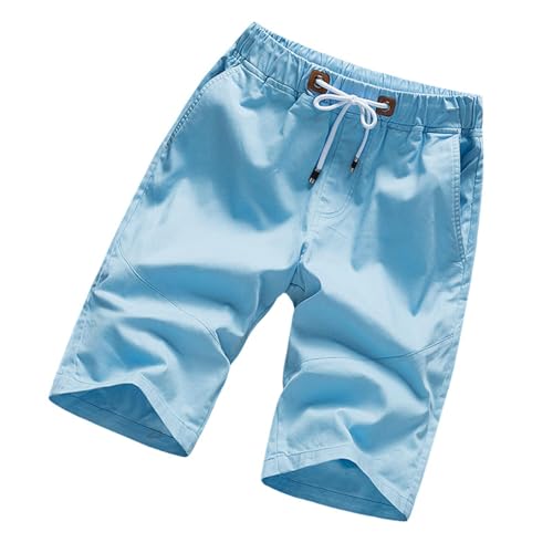 Short de plage décontracté en coton pour homme avec cinq poches pratiques