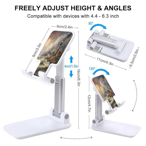 Support pliable pour téléphone portable réglable universel motif vague compatible iPhone Android