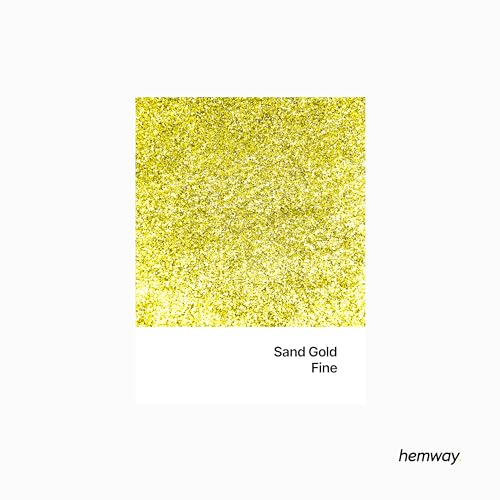Hemway Ultra Sparkle Glitter Sand Gold 100g Fine - Image 2