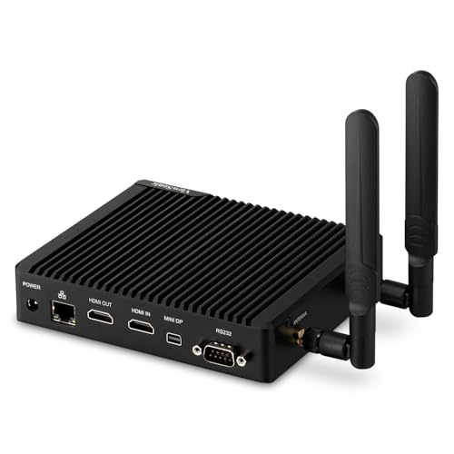 Image of ViewSonic VBS200-A ViewBoard Smart AV Controller for Monitors, Projectors, and Displays Compatible with RS232C with vCast License, HDMI, USB, and Mini DP Inputs