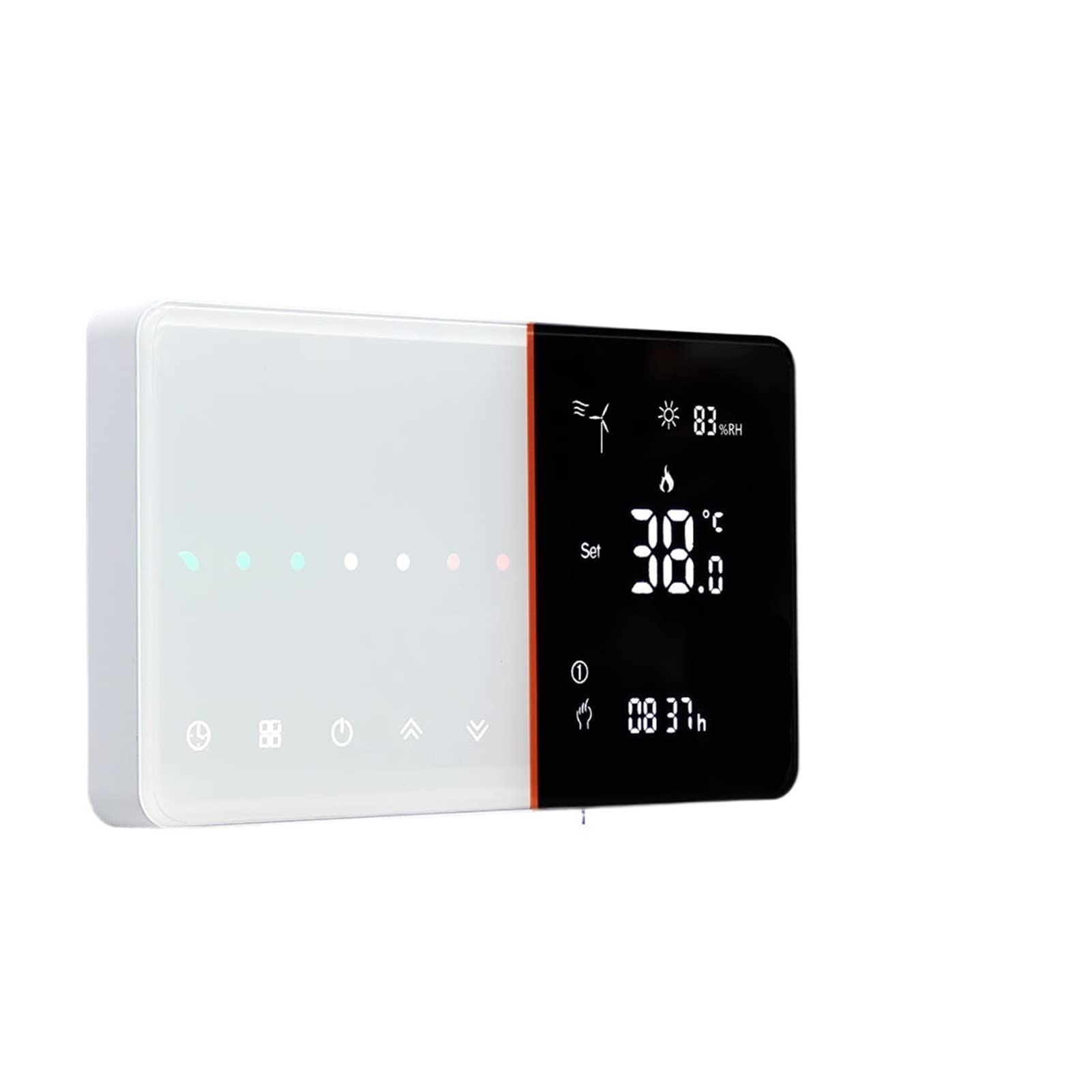 Termometro da interno igrometro digitale Termostato Smart WiFi, pavimento elettrico/riscaldamento acqua/gas caldaia a gas Temperatura Temperatura telecomando Con display LCD(NTC 10M,24V)