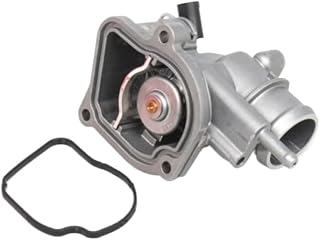 エンジン冷却液サーモスタット 87°C W203 S203 CL203 W204 C200 モデルと互換性あり - OEM 部品番号 6112000715 6112030475 6112000215 6112030575 6112031575 を交換します。