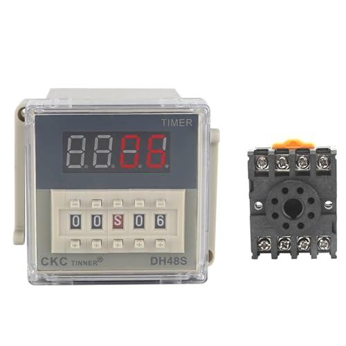 Temporizador digital LED DH48S-1Z para corregir fallos de sincronización en relés