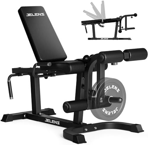 J10 Leg Extension and Curl Machine, Adjustable Leg Curl Machine f...