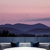 Wall Mural Sunset Sunrise Background Nature Scenery Removable Self-Adhesive Wallpaper Wall Decoration for Bedroom Living Room - 66x96 inches