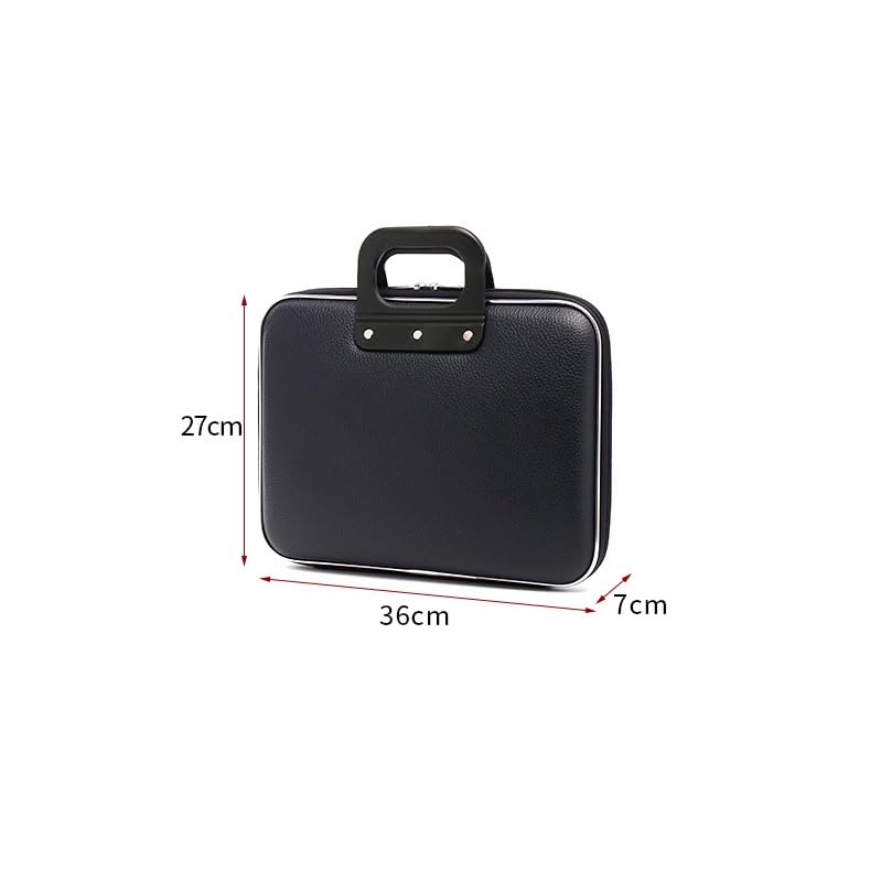 Leather Hard Shell Briefcase Handbag Laptop Bag Tablet2