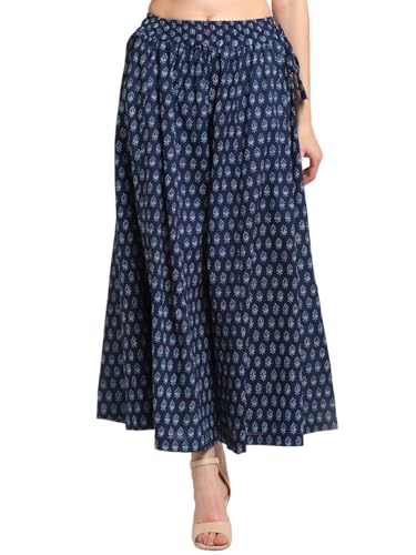 Image of TAG-7 Women Printed Flared Palazzos