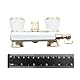 Hsthe Sea Opera Fernglas-Teleskop, 3 x 25 Opernglas mit Griff, Fernglas, tragbares Teleskop, Geschenk für Männer und Frauen (weiß)