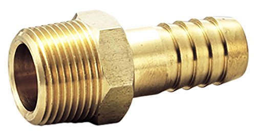 フローバル ホースニップル 黄銅製ねじ込継手 GHN-0111 1/8x10.5