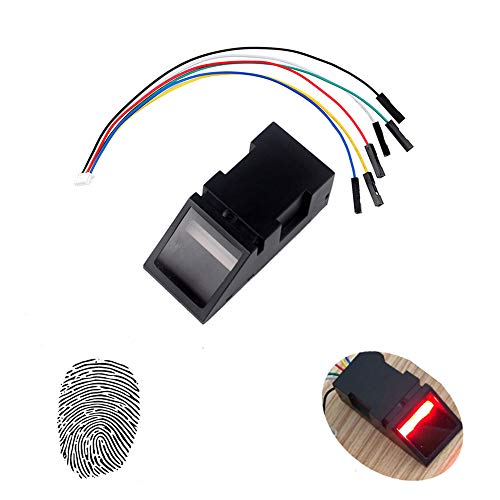 Wishiot Optical Fingerprint Reader Sensor Module Door Lock Access Control Red Light