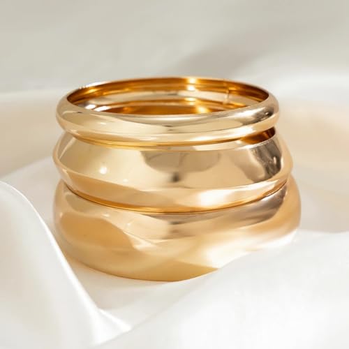 Image of Shining Diva Fashion Gold Plated Stylish Kada Bangle Cuff Bracelet for Women & Girls