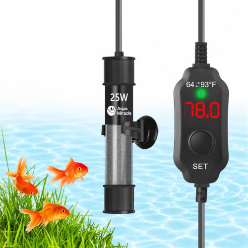 AquaMiracle Aquarium Heater 25W Fish Tank Heater...
