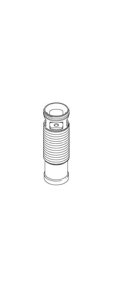 Pièce de réparation filetée Kohler 1035627-BC pour cartouche plomberie et mitigeur chromé