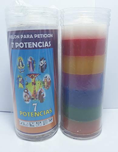 VELON 7 POTENCIAS CON ORACION Y ACEITE Cover