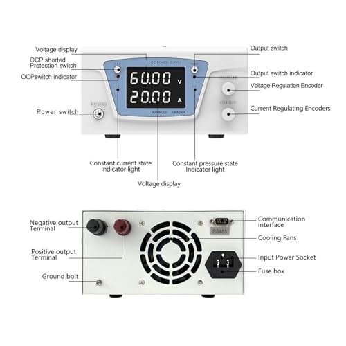 Alimentation CC réglable programmable RS485 pour stabiliser la tension de vos circuits