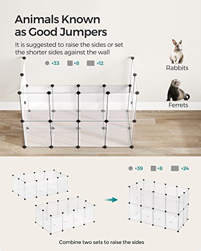 Songmics ULPC001W01 20 Panels Pet Playpen thumb #3